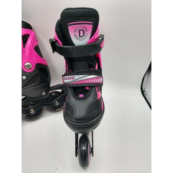 Adjustable Pink & Black Inline Skates By Dikashi With ABEC-7 Bearings - Picture 11 of 11